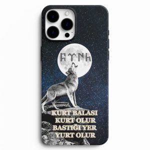 Kurt Baskılı Ülkücü Kılıf Tasarım
