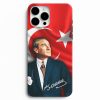 ataturk ve bayrak baskili telefon kilifi 435345
