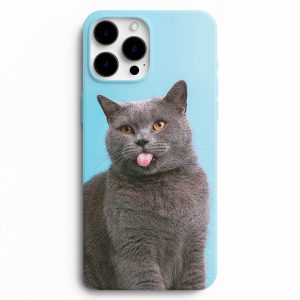 Dil Çıkaran Kedi Telefon Kılıfı