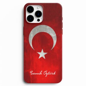 İsme Özel Türk Bayrağı Telefon Kılıfı