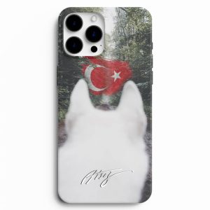 Kurt Baskılı Atsız İmzası Telefon Kılıfı