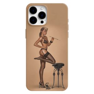 Pin Up Girl Baskılı Telefon Kılıfı