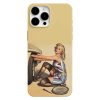 pin up girl lastik degistiren kadin telefon kilifi