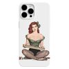 pin up girl sigara satan kadin tasarimli telefon kilifi