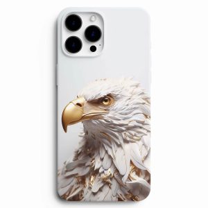 Sanatsal Kartal Tasarımlı Telefon Kılıfı