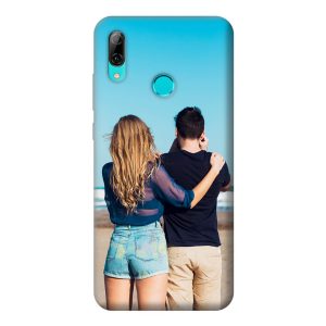 Huawei Y7 2019 Resimli Telefon Kılıfı - Siyah Beyaz