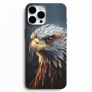 Kara Kartal Resimli Telefon Kapağı