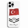 uzman cavus rutbesi ve bayrak baskili telefon kilifi 593
