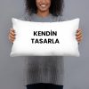 dikdortgen yastik kendin tasarla