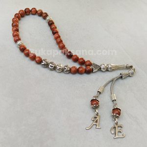 İsme Özel Kahverengi Yıldıztaşı Tesbih