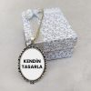 oval kolye kendin tasarla