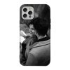 iPhone 12 pro resimli telefon kilifi siyah beyaz