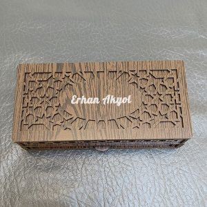 İsme Özel Besmele Kalem Ve Ahşap Hediye Kutu - Görsel 3