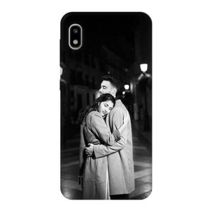 Samsung A10 Resimli Telefon Kılıfı - Siyah Beyaz