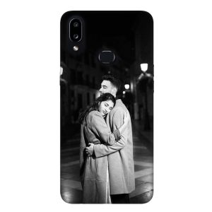 Samsung A10S Resimli Telefon Kılıfı - Siyah Beyaz