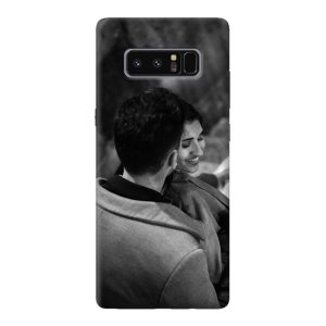Samsung Note 8 Resimli Telefon Kılıfı - Siyah Beyaz