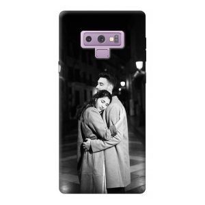 Samsung Note 9 Resimli Telefon Kılıfı - Siyah Beyaz