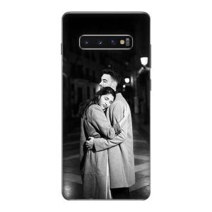 Samsung S10E Resimli Telefon Kılıfı - Siyah Beyaz