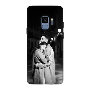 Samsung S9 Plus Resimli Telefon Kılıfı - Siyah Beyaz