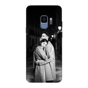 Samsung S9 Resimli Telefon Kılıfı - Siyah Beyaz