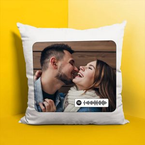Şarkı Kodu Ve Fotoğraf Baskılı Yastık