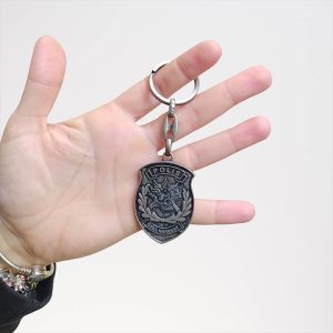 Polise Hediye PÖH Logosu Anahtarlık
