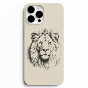 Aslan Resim Baskılı Telefon Kılıfı
