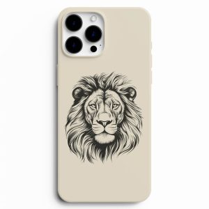 Aslan Resim Baskılı Telefon Kılıfı