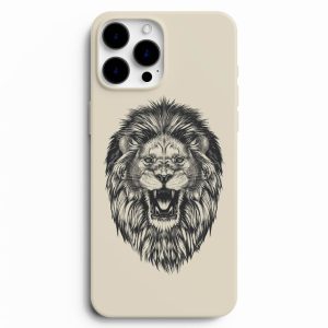 Aslan Resim Baskılı Telefon Kılıfı