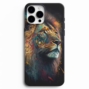 Aslan Resim Baskılı Telefon Kılıfı