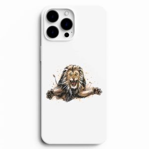 Aslan Resim Baskılı Telefon Kılıfı