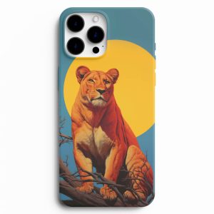 Aslan Resim Baskılı Telefon Kılıfı