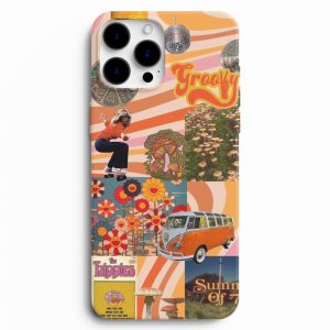 Grovy The Hippies Poster Tasarımlı Telefon Kılıfı