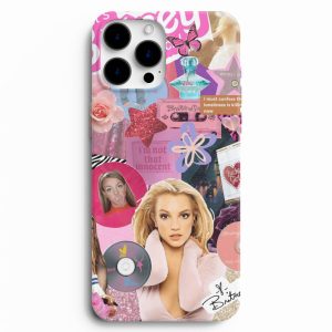 Britney Spears Resimli Retro Telefon Kılıfı