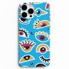 goz desenli ozel telefon kabi 5445