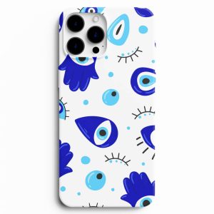 Göz Ve El Desenli Telefon Kapağı