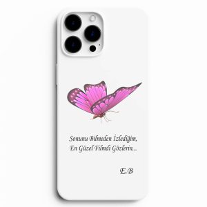 Kelebek Tasarımlı Telefon Kılıfı