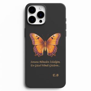 Kelebek Tasarımlı Telefon Kılıfı