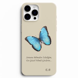 Kelebek Tasarımlı Telefon Kılıfı