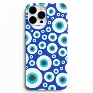 Nazar Boncuğu Desenli Telefon Kılıfı