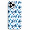 nazar boncugu ve kalp desenli ozel telefon kilifi