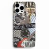 nirvana baskili retro tasarim telefon kilifi