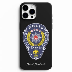 Polis Logosu İsme Özel Telefon Kılıfı