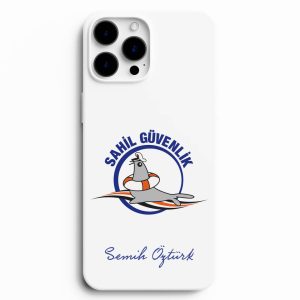 Sahil Güvenlik Logolu İsme Özel Telefon Kılıfı