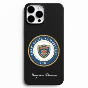 Türk Deniz Kuvvetleri Logosu İsme Özel Telefon Kılıfı