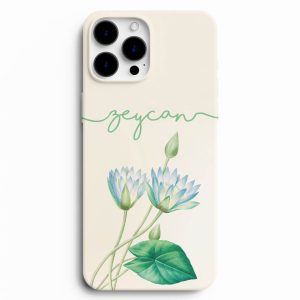 İsim Yazılı Çiçekli Telefon Kılıfı