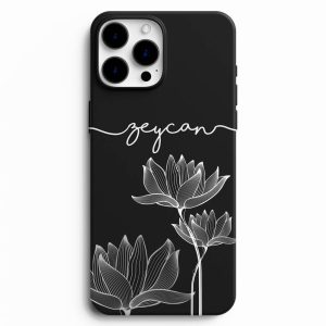 Kişiye Özel Çiçekli Telefon Kılıfı