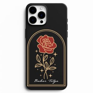 Kişiye Özel Kırmızı Gül Tasarımlı Telefon Kılıfı