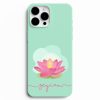 kisiye ozel pembe lotus cicegi resimli telefon kilifi