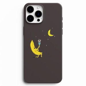Ay'a Aşık Muz Desenli Telefon Kılıfı